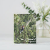 Carte Postale Super Wrightwood Zip Line Postcard! (Debout devant)