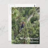 Carte Postale Super Wrightwood Zip Line Postcard! (Devant / Derrière)