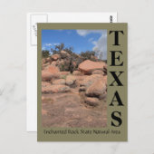 Carte Postale Superbe Enchanted Rock State Natural Area (Devant / Derrière)