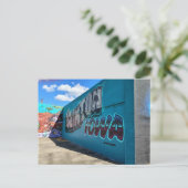 Carte Postale Superbe murale de Clinton, Iowa, comme du graffiti (Debout devant)