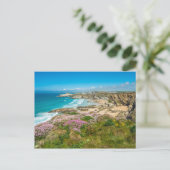 Carte Postale Superbe paysage côtier Newquay beach Cornwall UK (Debout devant)