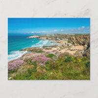 Superbe paysage côtier Newquay beach Cornwall UK