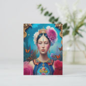 Carte Postale Superbe portrait princesse (Debout devant)