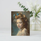 Carte Postale Superbe portrait victorien d'enfant (Debout devant)