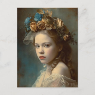 Carte Postale Superbe Portrait Victorien Enfant