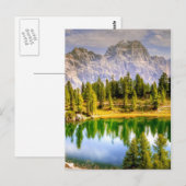 Carte Postale Superbe vue Pittoresque sur les Dolomites en Itali (Devant / Derrière)