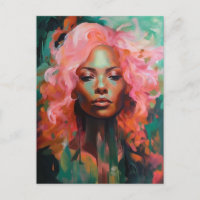 Superbes cheveux roses