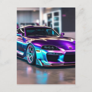 Carte Postale Supercars customisés : Couleurs et modifications e