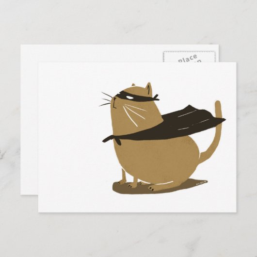 Carte Postale Supercat (Devant / Derrière)