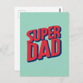 Carte Postale Superdad (Devant / Derrière)