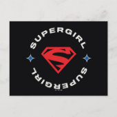 Carte Postale Supergirl Age of Heroes Circle S-Shield (Devant)