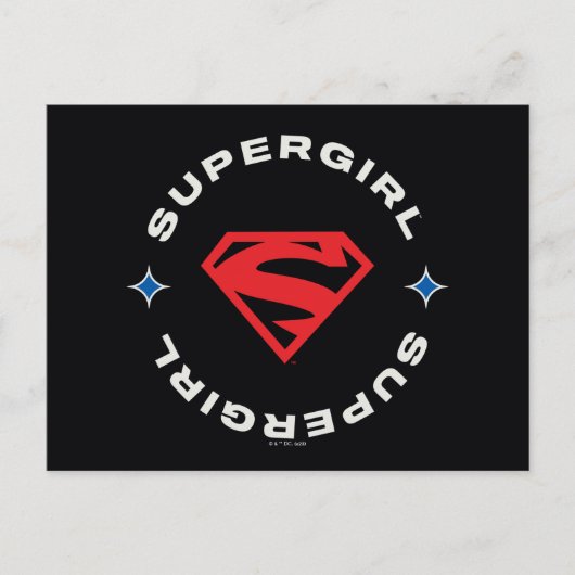Carte Postale Supergirl Age of Heroes Circle S-Shield (Devant)