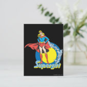 Carte Postale Supergirl avec logo (Debout devant)