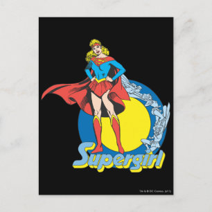 Carte Postale Supergirl avec logo