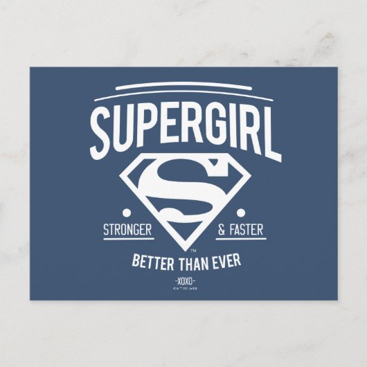 Carte Postale Supergirl Better Than Ever Retro Graphic (Devant)