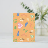 Carte Postale Supergirl Birds & Bees Orange (Debout devant)