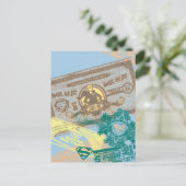 Carte Postale Supergirl Box Siège Bleu (Debout devant)