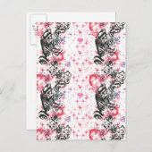 Carte Postale Supergirl Collage Motif (Devant / Derrière)