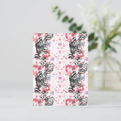 Carte Postale Supergirl Collage Motif (Debout devant)