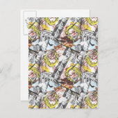 Carte Postale Supergirl Comic Capteurs Motif 2 (Devant / Derrière)