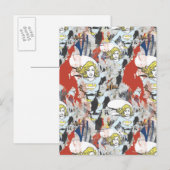 Carte Postale Supergirl Comic Capteurs Motif 5 (Devant / Derrière)