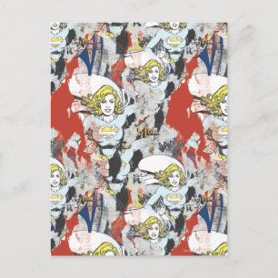 Carte Postale Supergirl Comic Capteurs Motif 5