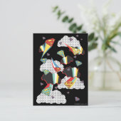 Carte Postale Supergirl Crazy Sky (Debout devant)