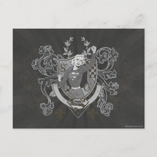 Carte Postale Supergirl Crest (Devant)