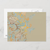 Carte Postale Supergirl Gold et Brown (Devant / Derrière)