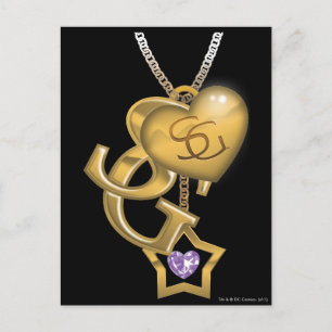 Carte Postale Supergirl Gold Locket