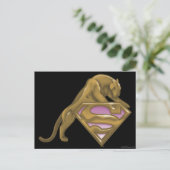 Carte Postale Supergirl Golden Cat (Debout devant)