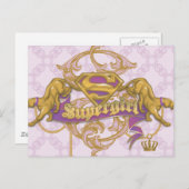 Carte Postale Supergirl Golden Cat 3 (Devant / Derrière)