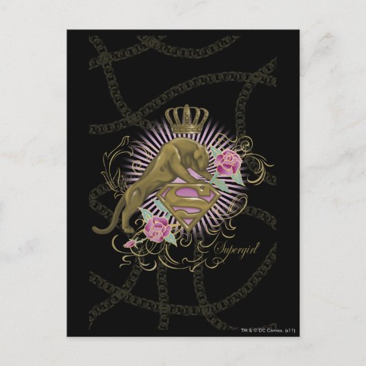 Carte Postale Supergirl Golden Cat 4 (Devant)