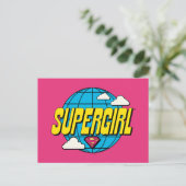 Carte Postale Supergirl Graphique Pop Global (Debout devant)