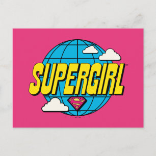 Carte Postale Supergirl Graphique Pop Global