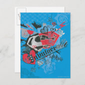 Carte Postale Supergirl invulnérable (Devant / Derrière)