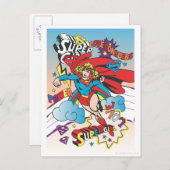 Carte Postale Supergirl Love Conquise (Devant / Derrière)