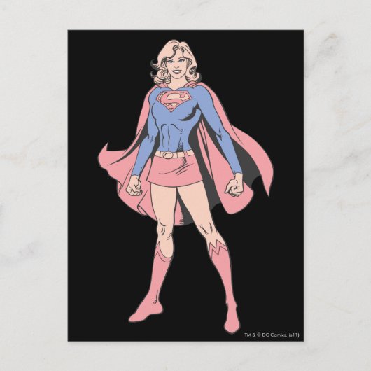 Carte Postale Supergirl Pose 3 (Devant)