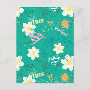 Carte Postale Supergirl pour Motif pour la paix
