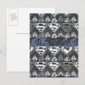 Carte Postale Supergirl Répéter S Motif (Devant / Derrière)