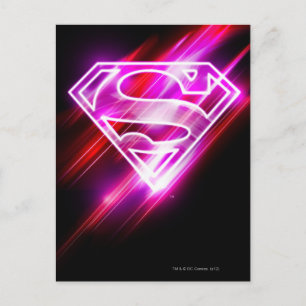 Carte Postale Supergirl rose