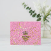 Carte Postale Supergirl rose (Debout devant)