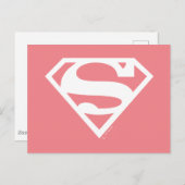 Carte Postale Supergirl Solid S-Shield (Devant / Derrière)