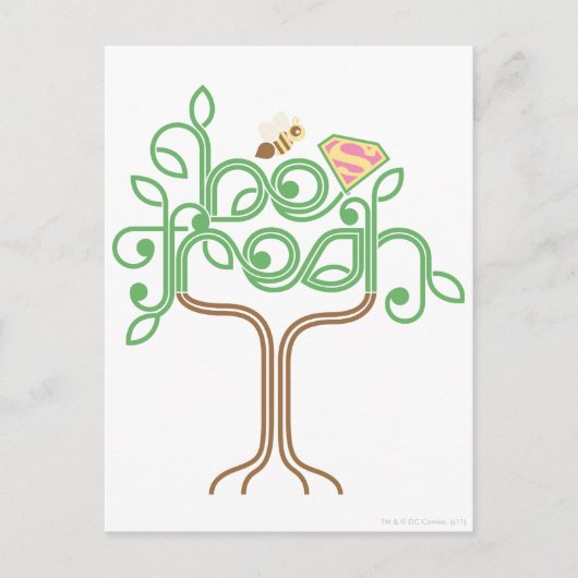 Carte Postale Supergirl Soyez Fraîche (Devant)