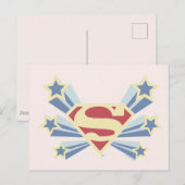 Carte Postale Supergirl Stars S-Shield (Devant / Derrière)