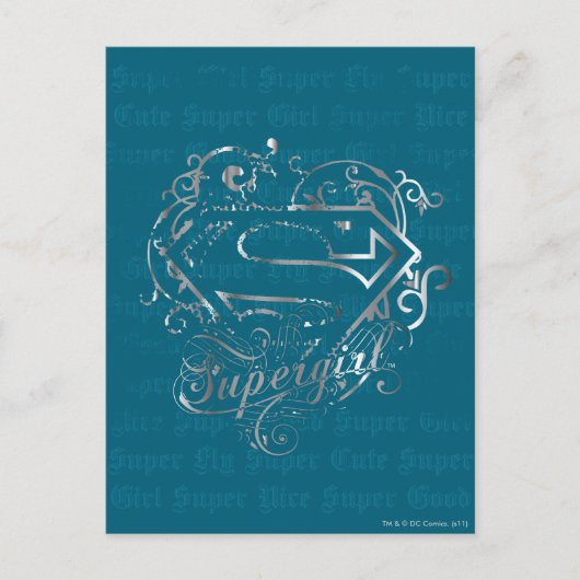 Carte Postale Supergirl Super Fly Super Cute (Devant)
