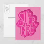 Carte Postale Supergirl Swirl 2 (Devant / Derrière)