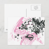 Carte Postale Supergirl Totalement Fabuleux (Devant / Derrière)