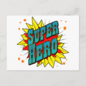 Carte Postale SuperHero (Devant)