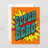 Carte Postale SuperHero (Devant / Derrière)